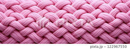 Close up of magenta woolen fabric with braided pattern Close up of magenta woolen fabric with braided pattern 122967550