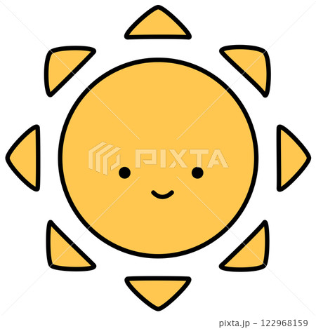 かわいい顔の太陽 かわいい顔の太陽 122968159