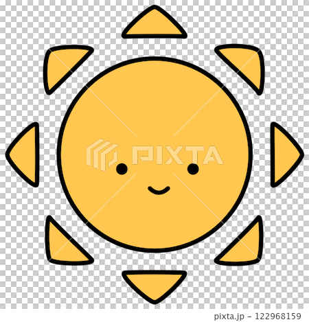 かわいい顔の太陽 かわいい顔の太陽 122968159