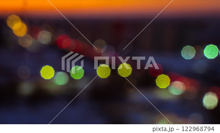 Colorful blurred lights. High quality photo 122968794