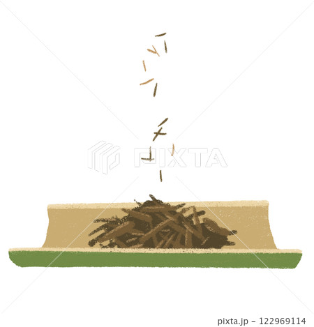 ほうじ茶の茶葉 122969114