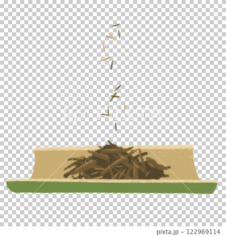 ほうじ茶の茶葉 122969114