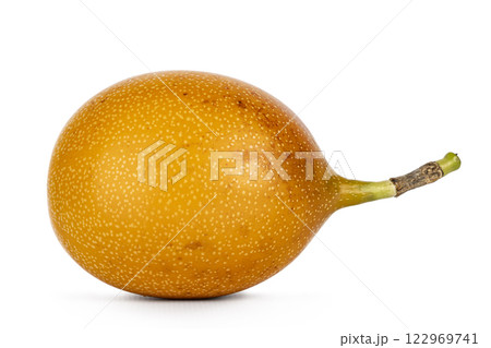 Granadilla fruit on white background Granadilla fruit on white background 122969741