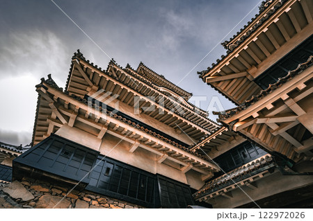 長野 雪化粧の松本城 長野 雪化粧の松本城 122972026