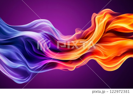 A colorful abstract background with a purple background 122972381