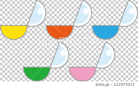 Colorful capsule toy illustration - Toys and capsule toys 122973013