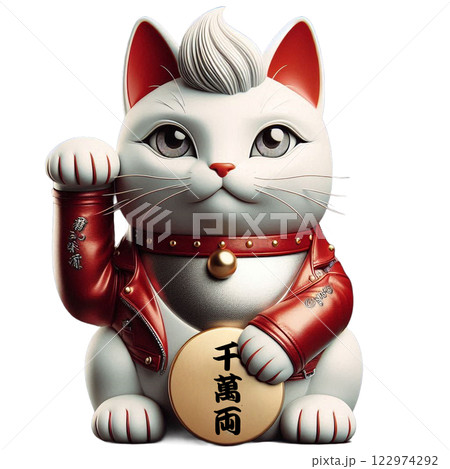 招き猫　Beckoning Cat 122974292