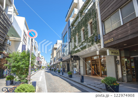 横浜の都市風景 横浜元町ショッピングストリート 横浜の都市風景 横浜元町ショッピングストリート 122974908