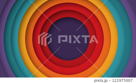 Abstract 1970's 1980's 1960's colorful background with circles element and retro colors. Realistic design in futuristic retro style. Vector funky illustration. Abstract 1970's 1980's 1960's colorful background with circles element and retro colors. Realistic design in futuristic retro style. Vector funky illustration. 122975007