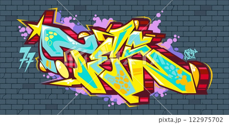 Street Art Hip Hop Abstract Word Tes Graffiti Style Font Lettering Vector Illustration Template Art Street Art Hip Hop Abstract Word Tes Graffiti Style Font Lettering Vector Illustration Template Art 122975702
