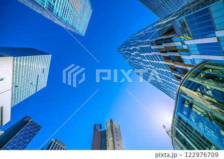 日本の東京都市景観 新風景。渋谷の摩天楼・ヒカリエやストリームなどと並び、アクシュも 122976709