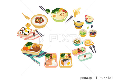 お弁当 べんとう おべんとう 122977181