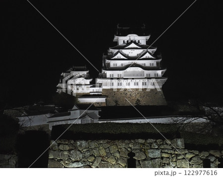 2024年冬の国宝姫路城の夜景 122977616