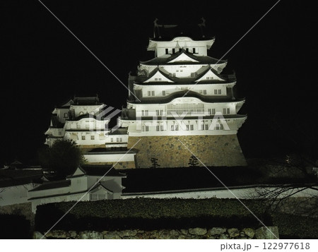 2024年冬の国宝姫路城の夜景 2024年冬の国宝姫路城の夜景 122977618