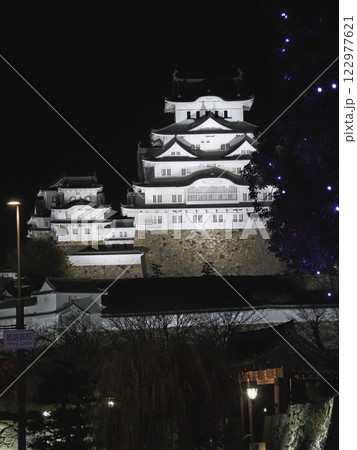 2024年冬の国宝姫路城の夜景 122977621