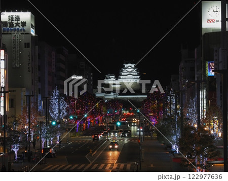 2024年冬の国宝姫路城の夜景 2024年冬の国宝姫路城の夜景 122977636