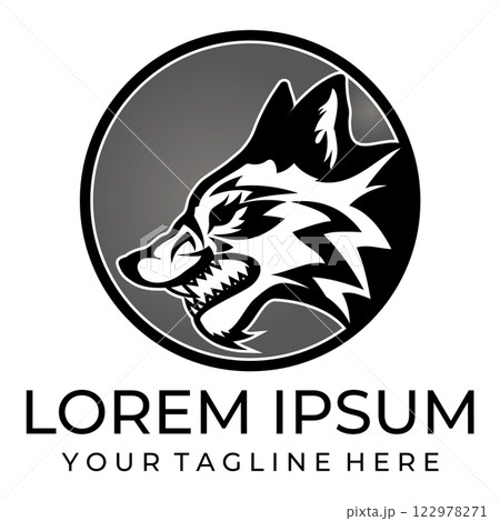 Forest wolf illustration art image. Forest wolf illustration art image. 122978271