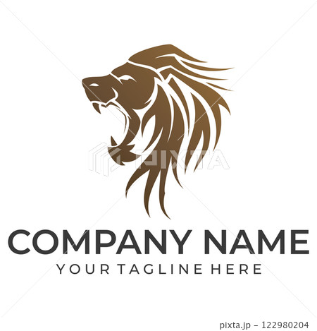 Lion Logo Template vector icon 122980204