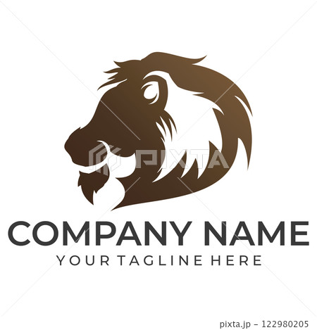 Lion Logo Template vector icon 122980205