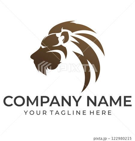 Lion Logo Template vector icon 122980215