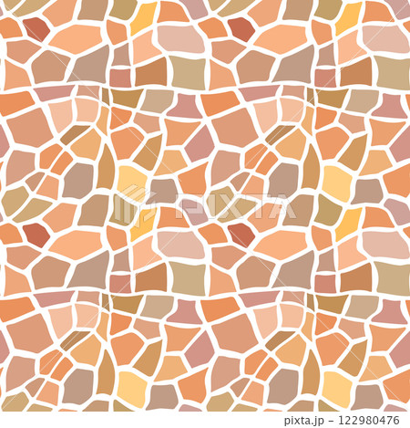 Abstract modern giraffe seamless pattern. Animals trendy background. Colorful decorative vector stock illustration for print, card, postcard, fabric, textile. Modern ornament of stylized skin 122980476