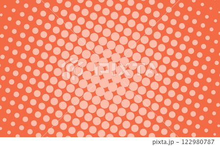 Pop art creative concept colorful comics book magazine cover. Polka dots brown background. Cartoon halftone retro pattern. Abstract template design for poster, card, sale banner, empty bubble Pop art creative concept colorful comics book magazine cover. Polka dots brown background. Cartoon halftone retro pattern. Abstract template design for poster, card, sale banner, empty bubble 122980787