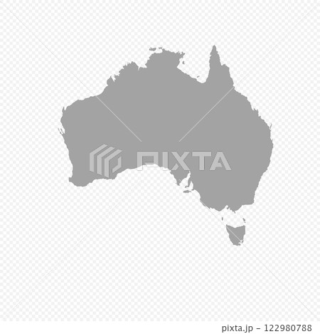 Map of Australian, sign silhouette. World Map Globe. Vector Illustration isolated on transparent background. African continent Map of Australian, sign silhouette. World Map Globe. Vector Illustration isolated on transparent background. African continent 122980788