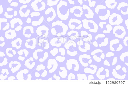 Abstract modern leopard seamless pattern. Animals trendy background. Color decorative vector stock illustration for print, card, postcard, fabric, textile. Modern ornament of stylized skin 122980797
