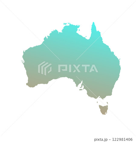 Map of Australian, sign silhouette. World Map Globe. Vector Illustration isolated on white background. African continent Map of Australian, sign silhouette. World Map Globe. Vector Illustration isolated on white background. African continent 122981406