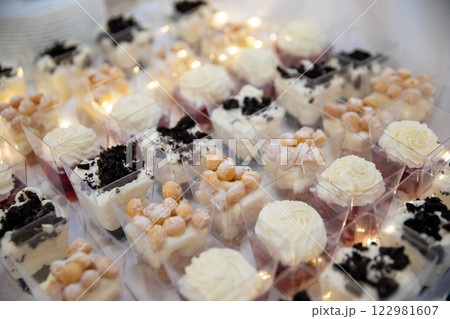 Experience the Delight of Delicious Assorted Mini Dessert Cups Perfect for Any Celebration Experience the Delight of Delicious Assorted Mini Dessert Cups Perfect for Any Celebration 122981607