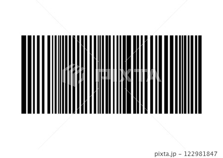 Barcode isolated on white background. Code stripes sticker. Barcode labels, customers qr code 122981847