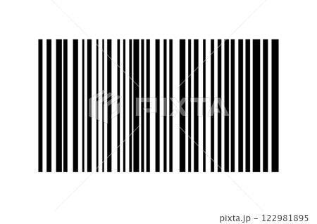 Barcode isolated on white background. Code stripes sticker. Barcode labels, customers qr code Barcode isolated on white background. Code stripes sticker. Barcode labels, customers qr code 122981895