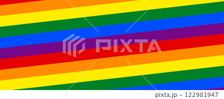 Flag LGBT squared icon, badge or button. Template design, vector illustration. Love wins. LGBT symbol in rainbow colors. Gay pride silk textile background Flag LGBT squared icon, badge or button. Template design, vector illustration. Love wins. LGBT symbol in rainbow colors. Gay pride silk textile background 122981947