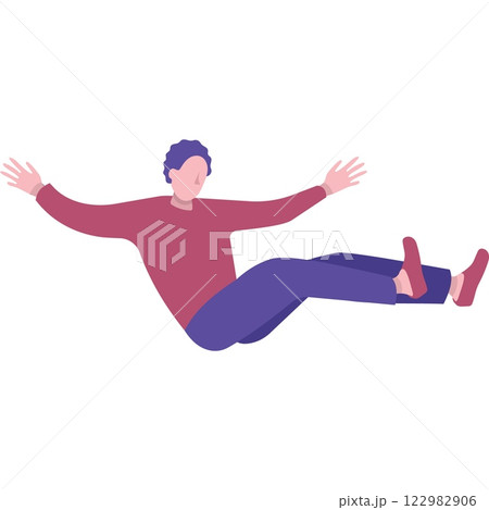 Man falling down vector businessman fail icon Man falling down vector businessman fail icon 122982906