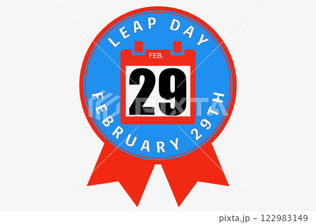 2月29日 閏日,うるうび,じゅんじつ 2月29日 閏日,うるうび,じゅんじつ 122983149