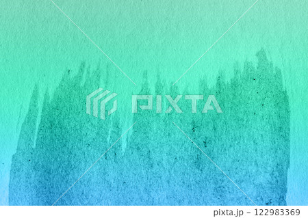 Blue watercolor paint background 122983369