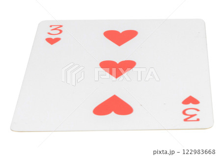 card gambling nine isolated on white background 122983668