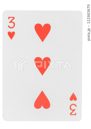 card gambling nine isolated on white background 122983670