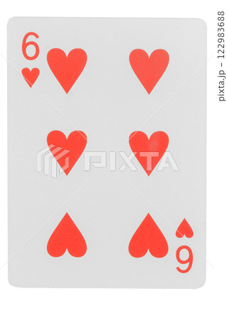 card gambling nine isolated on white background card gambling nine isolated on white background 122983688