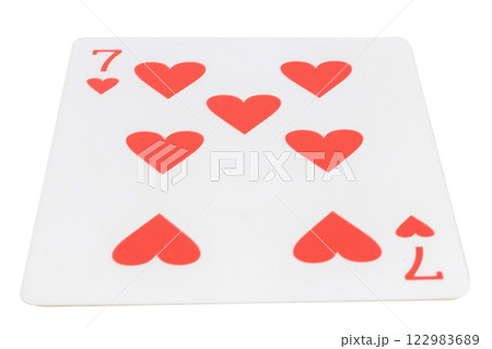 card gambling nine isolated on white background card gambling nine isolated on white background 122983689