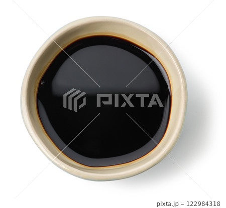 bowl of soy sauce 122984318