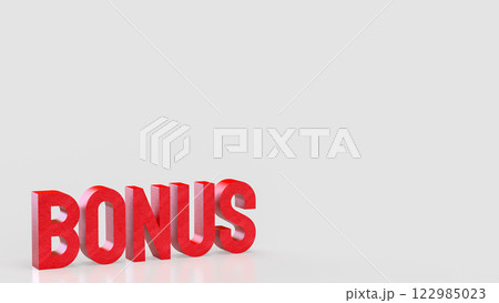 Bonus for Reword for Job or Business concept 3d Rendering. 122985023