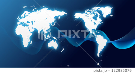 地球儀の抽象的な背景 122985079