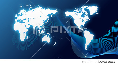地球儀の抽象的な背景 122985083
