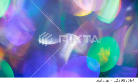 Multicolored Abstract Background with Defocused Spherical Lights and Glowing Gradient 122985564