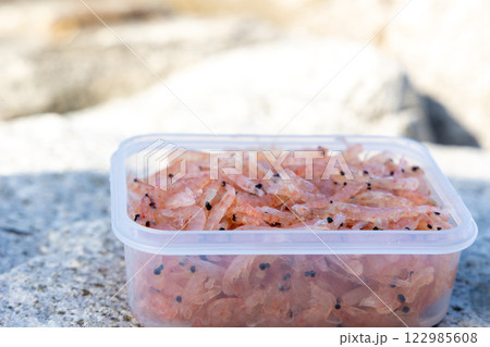 オキアミ　釣りエサ 122985608