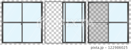 黑色拉窗 C 窗扇套裝 122986025