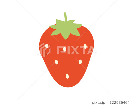 シンプルなイチゴのイラスト 122986464