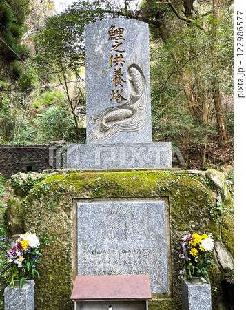 佐賀・小城市　清水山見瀧寺宝地院（清水観音）　鯉の供養塔 122986577