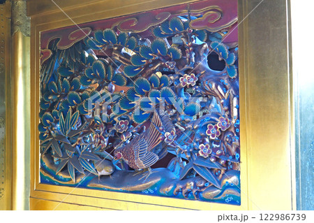 上野東照宮  唐門の彫刻【東京都台東区】 122986739